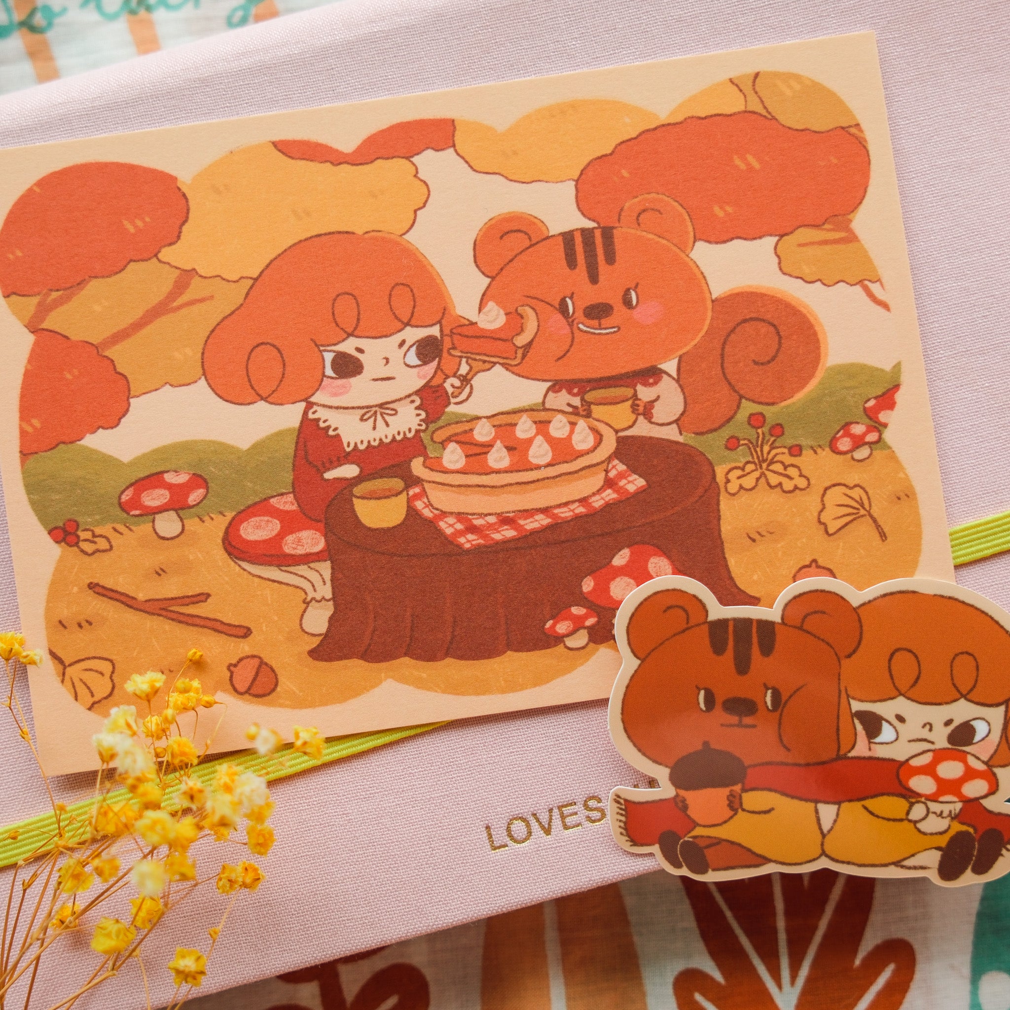 SQUIRREL'S TEA TIME OCTOBER 2024 | HAPPY MAIL