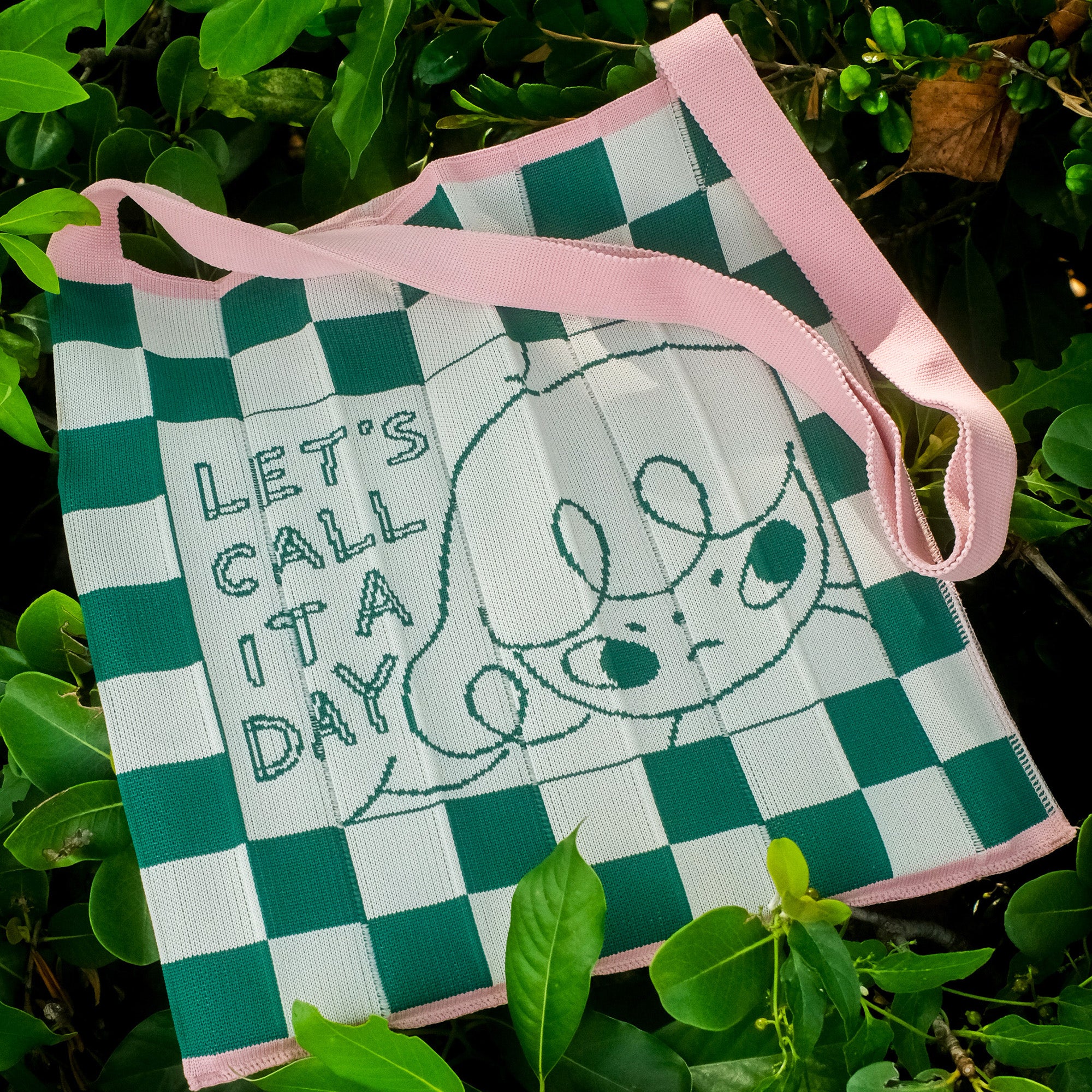 LET'S CALL IT A DAY BAG - GREEN (KNT365 x LOVESOUP)