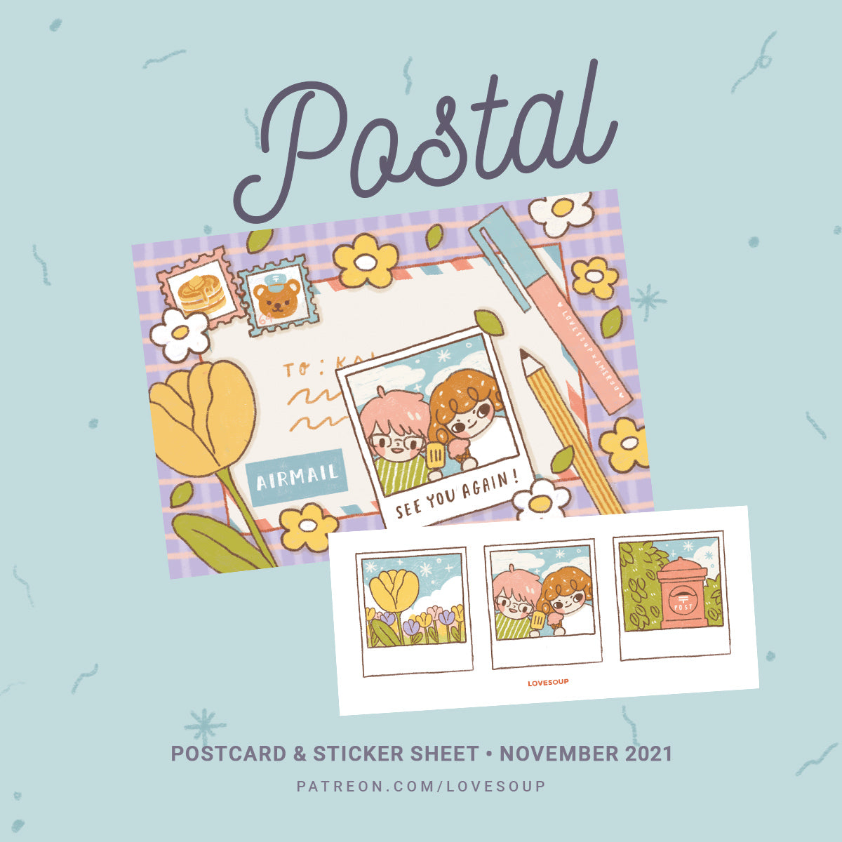 POSTAL NOVEMBER 2021 | HAPPY MAIL