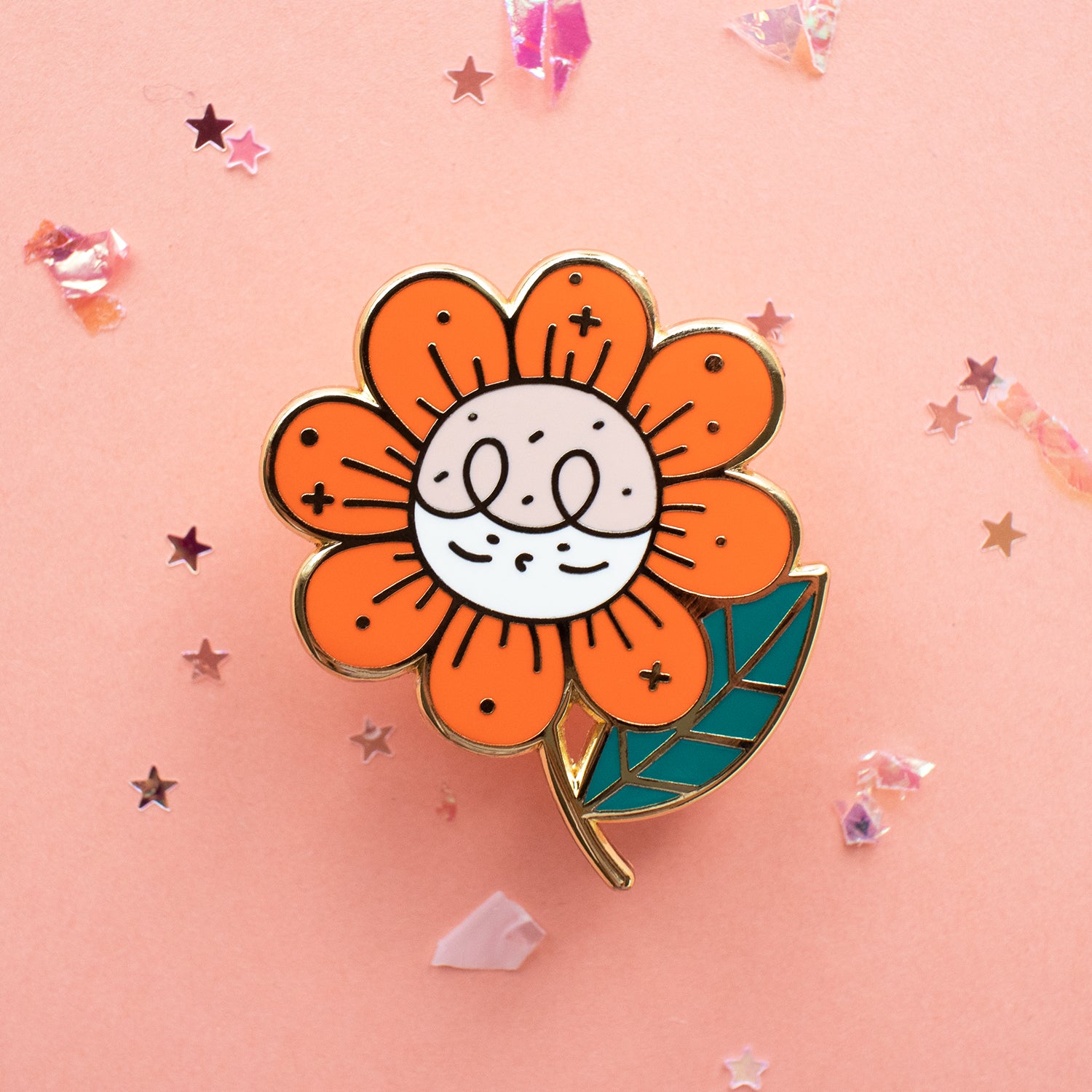 Flower Pepper Enamel Pin